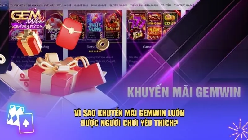 Lý do khuyến mãi Gemwin luôn được người chơi yêu thích