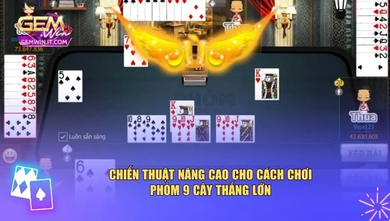 Chiến thuật nâng cao cho cách chơi phỏm 9 cây thắng lớn